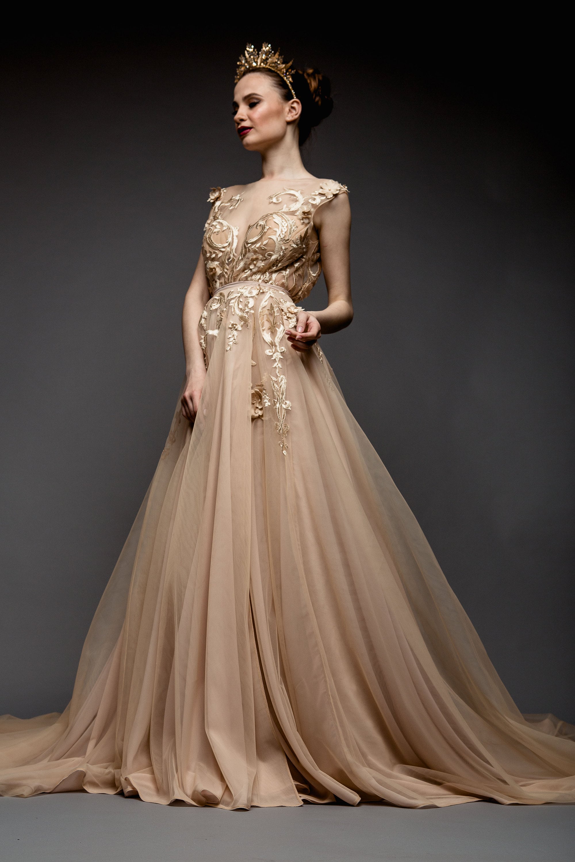 Stay Happy Round Neck A-line Dress