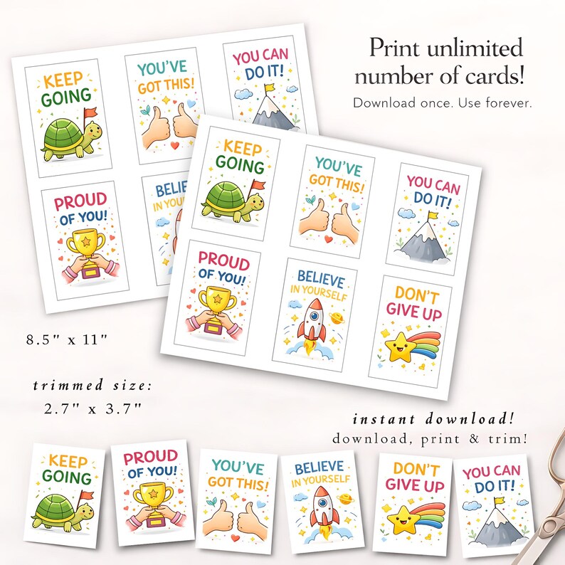 Motivational Cards, Cute Encouragement & Success Greeting Cards ...
