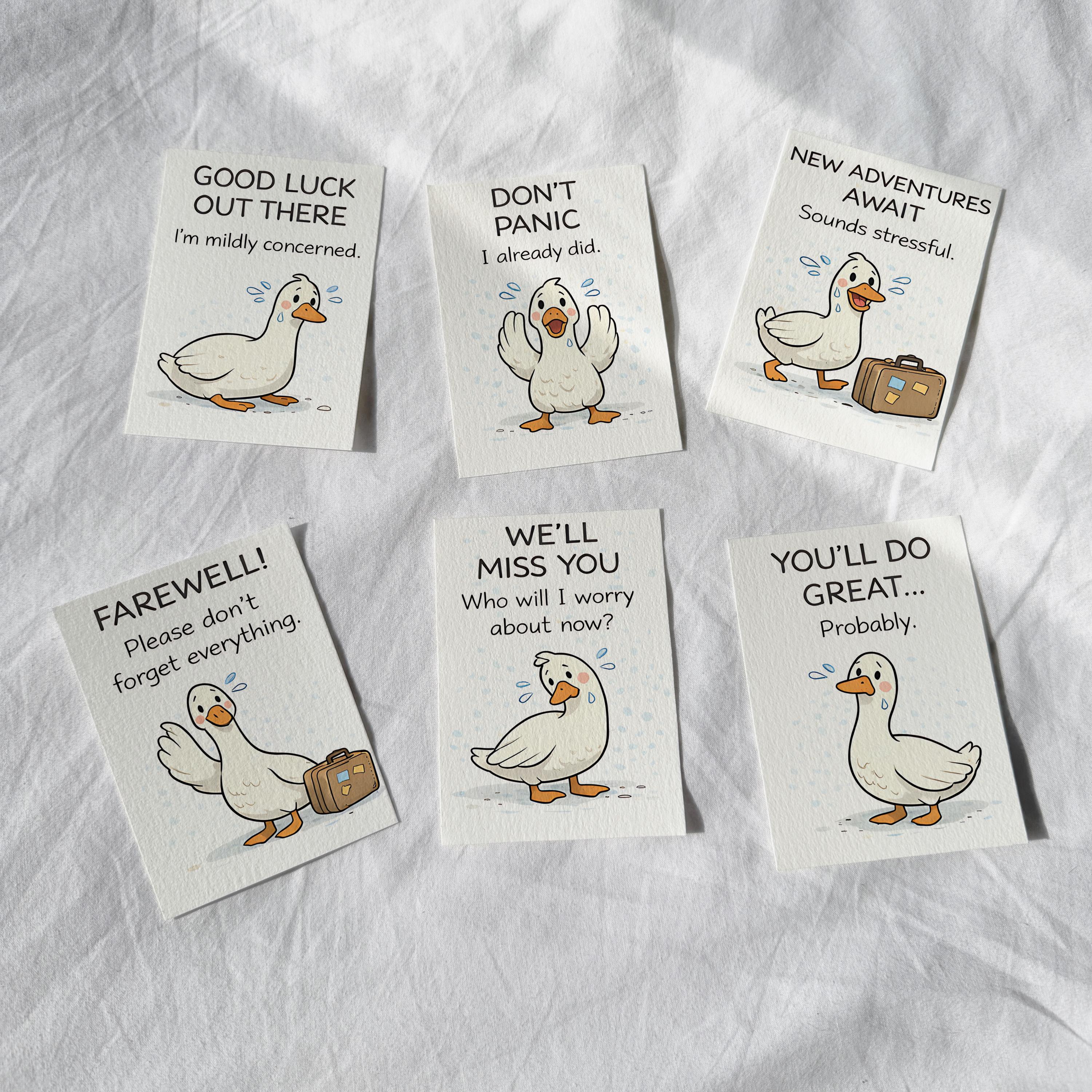 Fun Goodbye Note Funny Goodbye Cards, Cute Farewell Greeting Cards, Printable Leaving ...