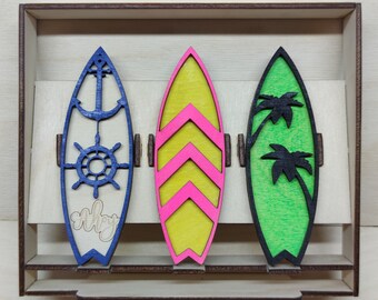 Tablas de surf con soporte archivo digital cortado por láser