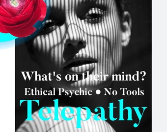 SAME DAY Psychic Reading. Telepathy : What's On Their Mind? Same Day = 24 Hours