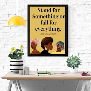 Wall decor, affirmations,  African American
