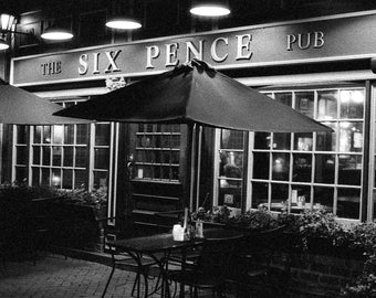 Six Pence Pub, Savannah, Georgia - Silver Gelatin (Darkroom) Print
