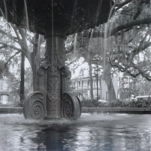 Lafayette Square, Savannah, Georgia - 10x10” Siver Gelatin Print