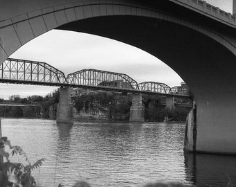 Chattanooga Bridges 2 - Silver Gelatin (Darkroom) Print