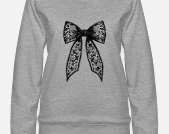 Print template black bow realistic print lace fabric motif file Mother's Day Valentine's Day girlfriend proof of love template ShirtDesign