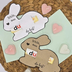 Druckvorlage Hase Druckdatei Tischdeko Ostern Last Minute Digitale SVG  Tischkarte Duplo Platzkarte Osterhase Einladung Vorlage Ausdruck