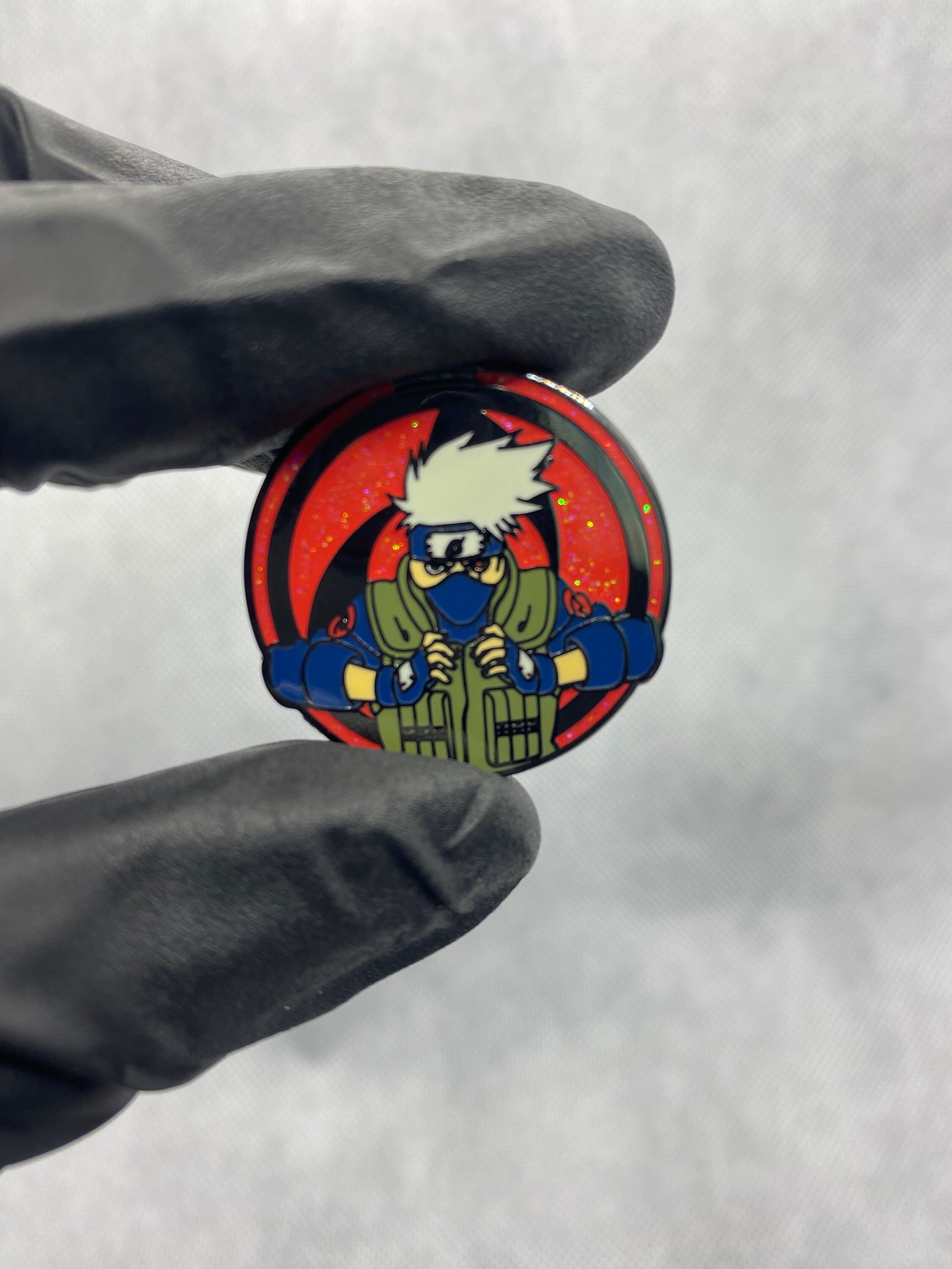 Naruto Anime TV Series Takashi Head Image Metal Enamel Pin NEW UNUSED