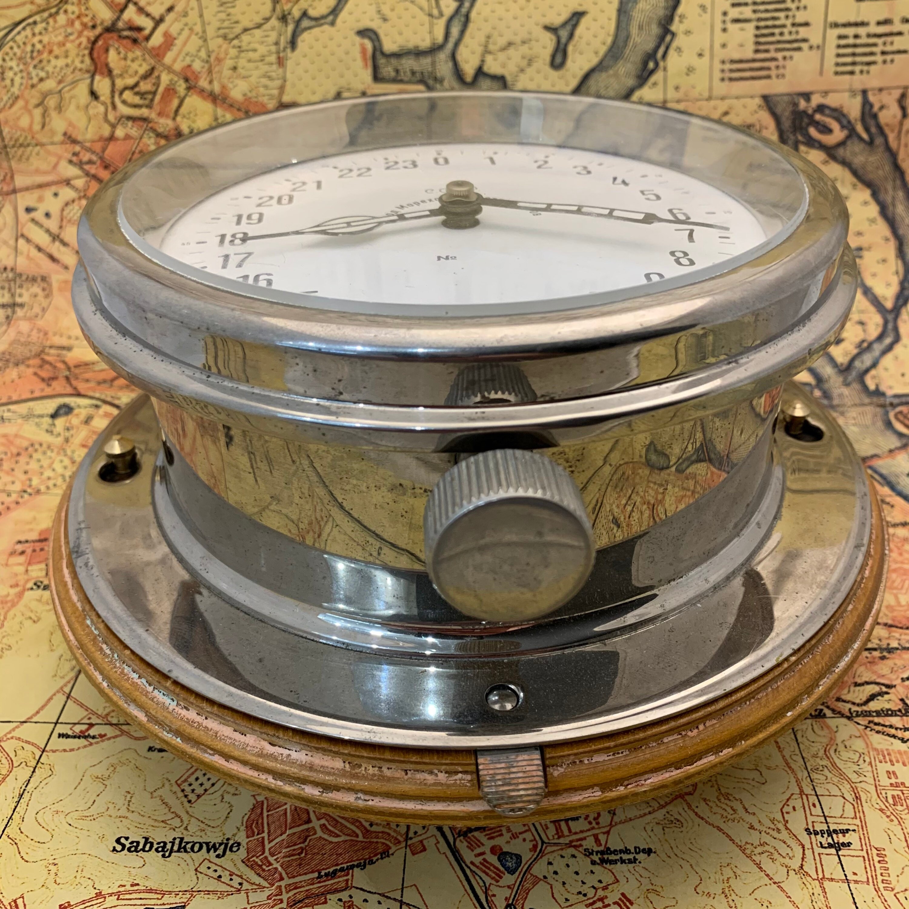 Soviet marine navy submarine clock 24 hours Etsy