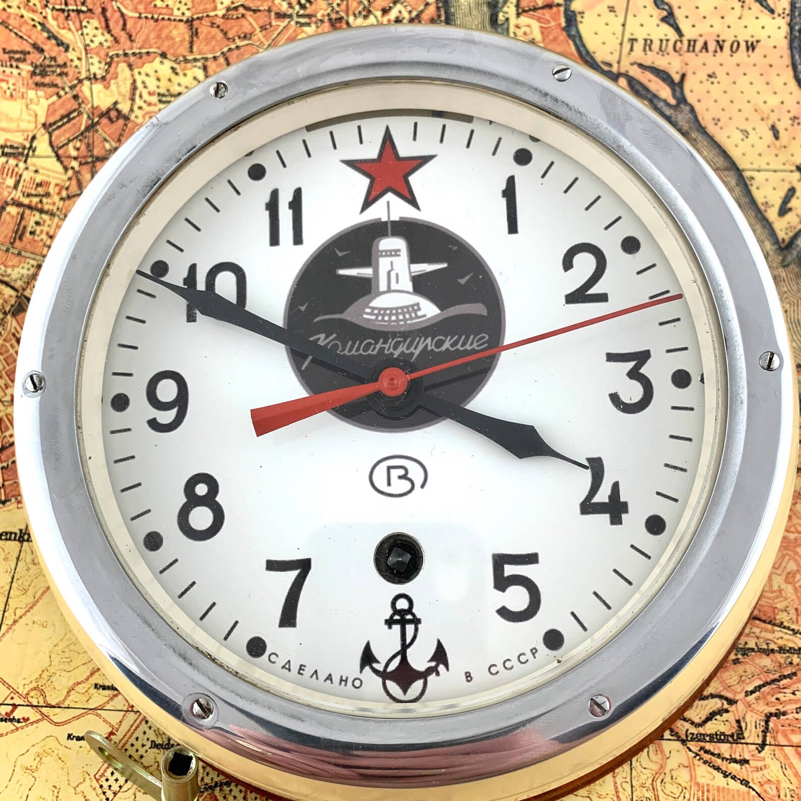 Soviet Submarine clock navy marine USSR Etsy