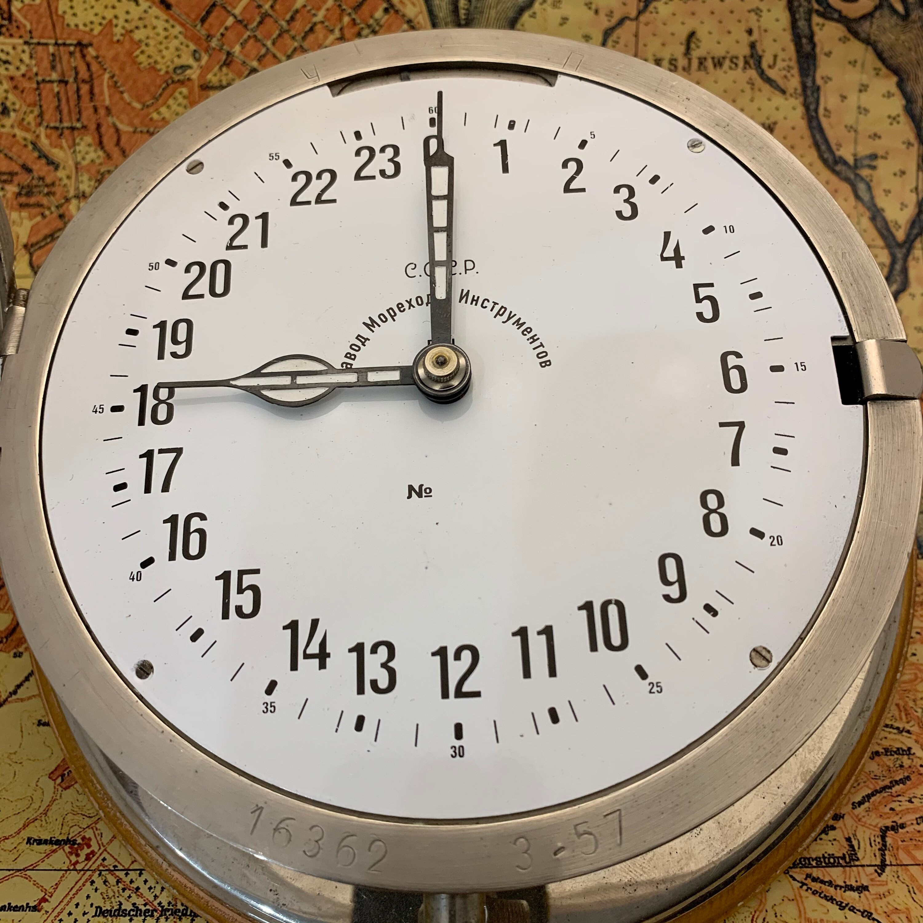 Soviet marine navy submarine clock 24 hours Etsy