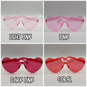 Custom Heart Sunglasses- gifts for teens, for concerts, for brides