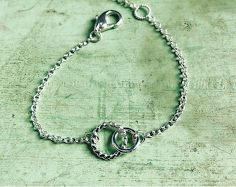 Handcrafted Sterling Silver Unity (Small) Bracelet