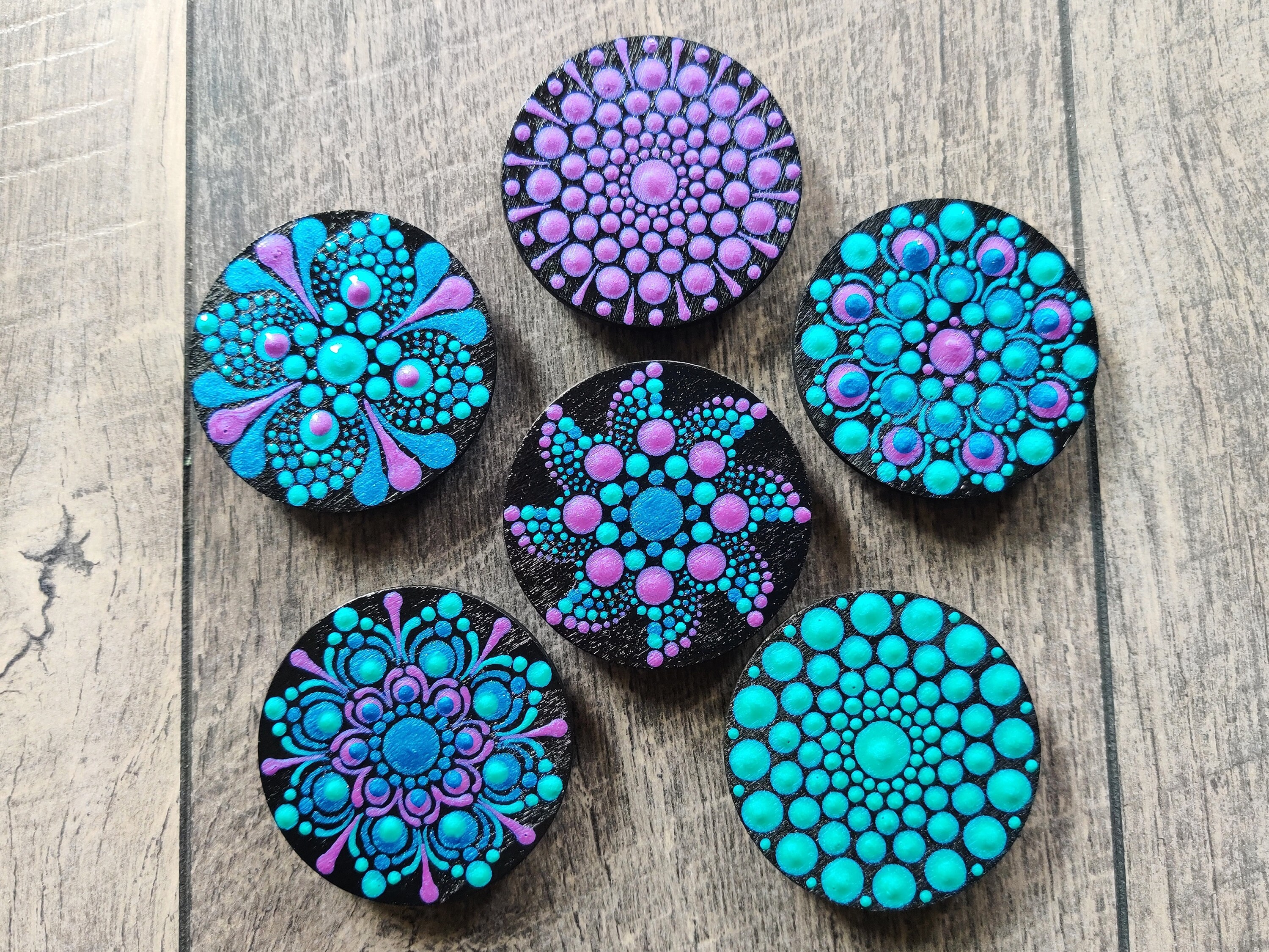 Mandala Dot Art - Etsy