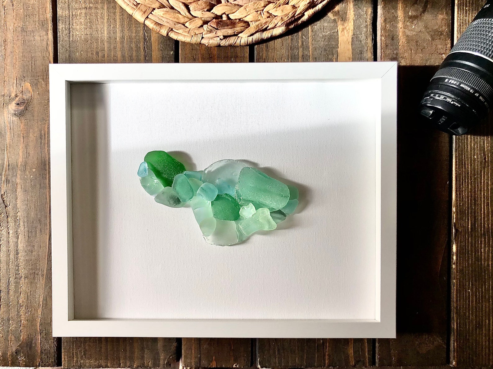 Maui Sea Glass Art Maui Sea Glass Sea Glass Art Hawaii Etsy