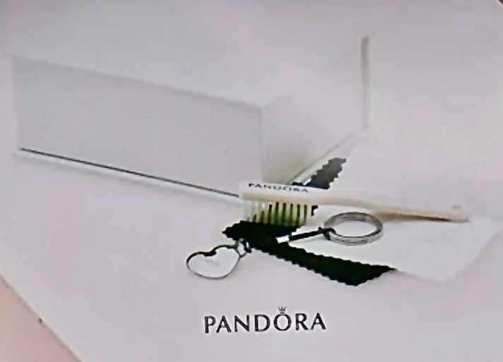 NEW, Original Packaging Pandora Cleaning Kit, With Silver Plated