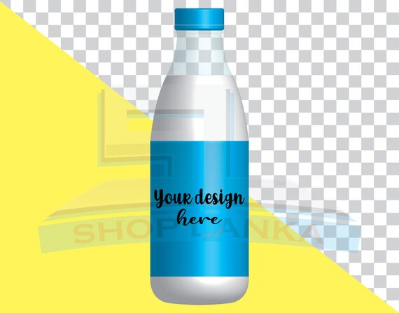 Download Milk Bottle Png Mockup 3d Bottle Image Svg Jpg Pdf Png Etsy