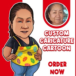 Custom Caricature Portrait from Photo, Digital Cartoon Caricature, Cartoon Character Design, Digital Hand Drawn Cartoon Portrait, Cartoon me