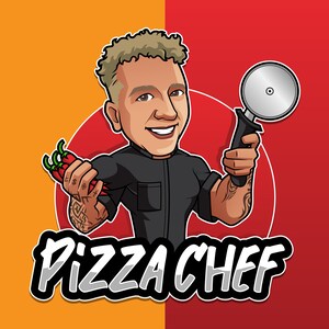 Custom Chef Cartoon Caricature Logo, Mascot Logo, Cartoon Portrait Logo, Cartoon Character Logo, Chef Logo, Caricature Business Logo design