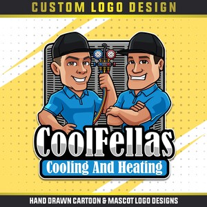 Custom Unique Painter Logo, Mascot Logo, Cartoon Logo, Caricature Logo, Portrait Logo, Avatar Logo, Caricature Drawing, Handyman Logo design