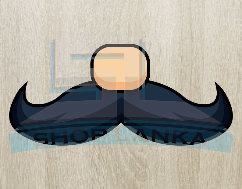Pdf Eps Cricut Clipart Mask Fashion Print File Cutting Silhouette Dxf Png Vector Design Jpg Nose With Mustache Svg