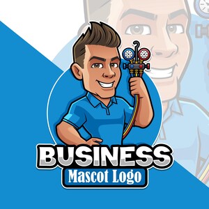 Custom Business Cartoon Mascot Logo Design, Cartoon Character Logo, Company Logo, Hand Drawn Logo, Logo Illustration, Unique Graphic Logo