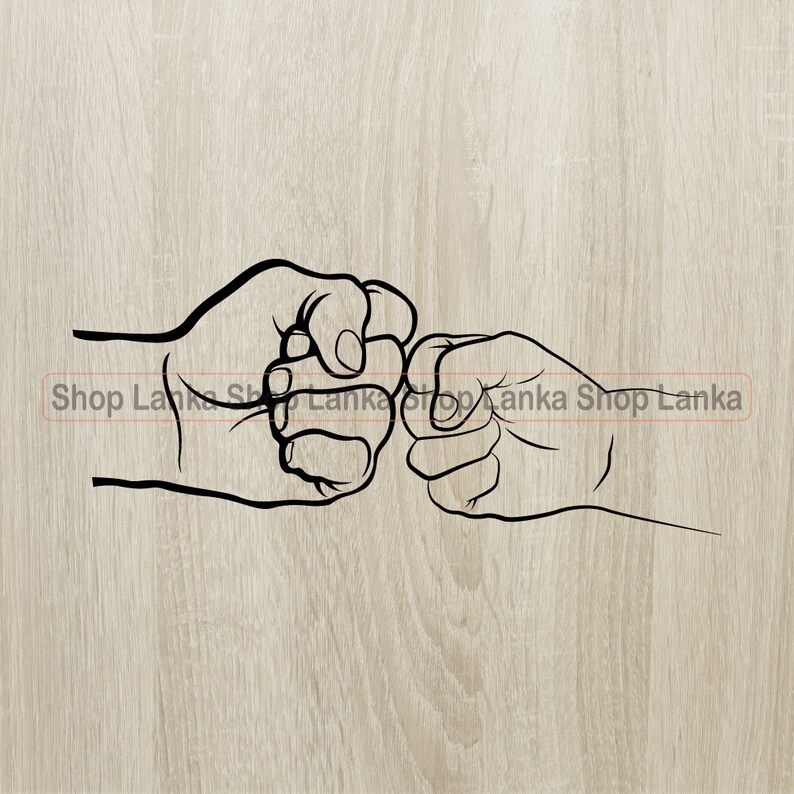 Free Free 329 Father&#039;s Day Father Son Fist Bump Svg Free SVG PNG EPS DXF File