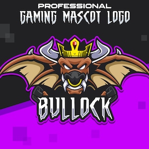 Custom Professional Mascot Logo, Gaming Cartoon Logo, Twitch logo, Gaming Logo, E-sports logo, Team Logo, Profile Logo, Channel Logo
