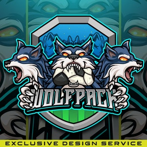 Progettazione di logo mascotte sportiva professionale personalizzata per giochi, Twitch, e-sport, Youtube e team