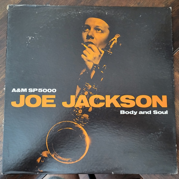 Joe Jackson "Body & Soul" original stereo jazz rock Record Album lp Vinyl 33rpm A+M pop