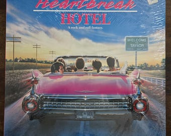 Disco in vinile sigillato della colonna sonora di Heartbreak Hotel, LP vintage anni '80