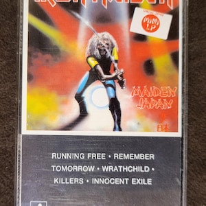 Iron Maiden &quot;Maiden Japan&quot; tape classic Heavy Metal Album cassette Harvest rock