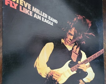 Steve Miller Band "Fly Like an Eagle" Blues Classic Pop Rock Record Album lp Vinyl 33rpm Capitol guitar