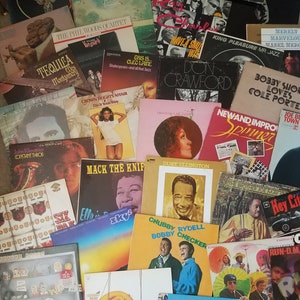10 random LPs record lot funk classic rock soul jazz pop new wave 12" 33rpm vinyl pack