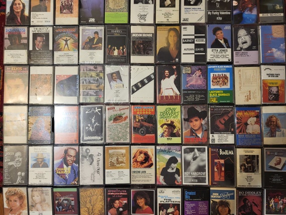 6 random cassettes tapes album lot classic rock soul jazz pop new wave pack
