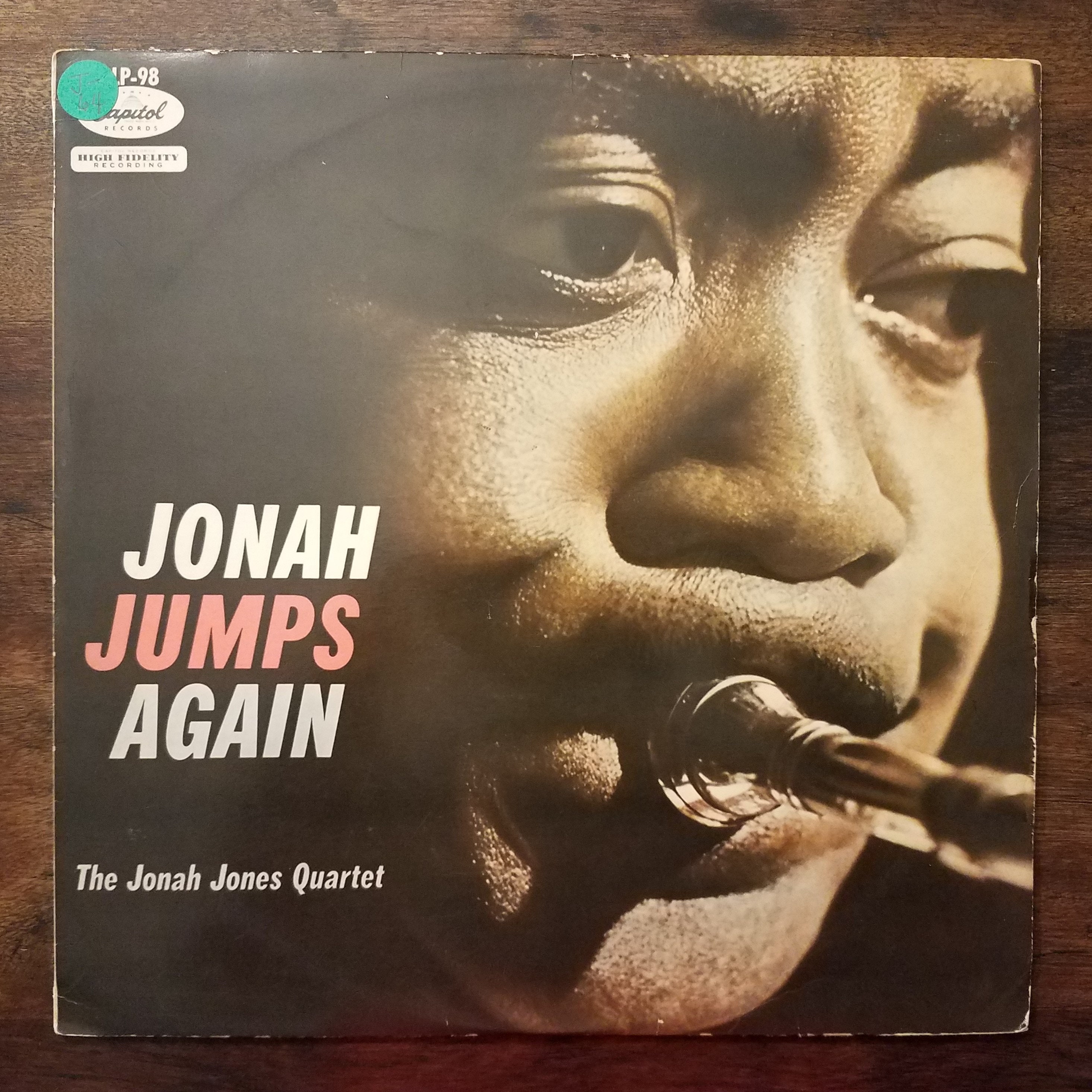 Jonah Jones jonah Jumps Again Record Album Lp Etsy