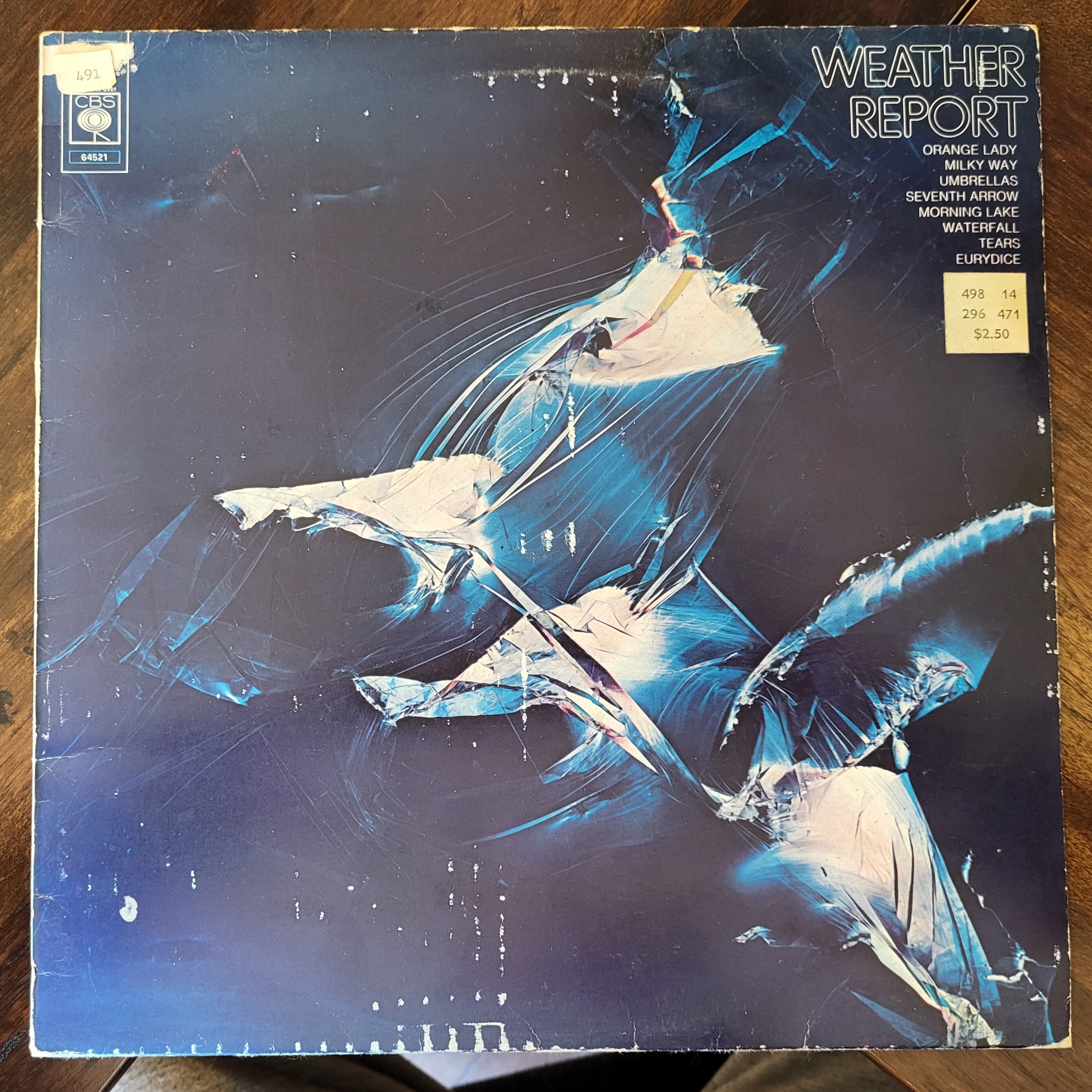 Weather Report Self-titled Jazz Fusion Rock Record Album Lp