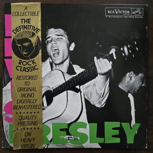 Elvis Presley &quot;Elvis Presely&quot; self-titled Vinyl Record LP - Remastered Mono RCA 50th