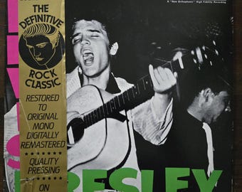 Elvis Presley "Elvis Presely" self-titled Vinyl Record LP - Remastered Mono RCA 50th