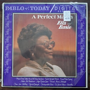 Ella Fitzgerald and Count Basie "A Perfect Match" Pablo Red colored Vinyl LP album record