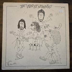 The Who "By Numbers" Classic Rock Record Album lp Vinyl 33rpm MCA