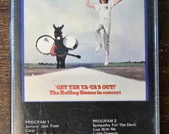 Rolling Stones - "Get Yer Ya-ya's Out" Live - Vintage Cassette Tape