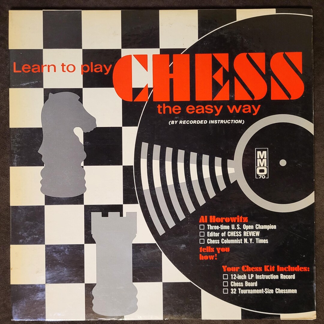 Learn to Play Chess the Easy Way Record Album Spoken Lp Vinyl Music