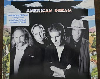 Crosby, Stills, Nash & Young "American Dream" Skiva Album Vinyl LP, Altantic