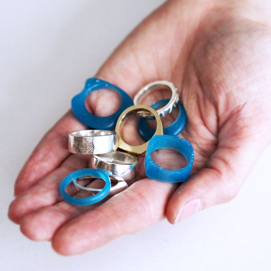 Make Your Own Ring, Silver Ring Making Kit, Jewelry Making Kit for