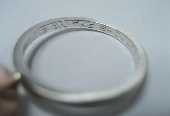 Diy ring best sale engraving