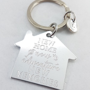 New Home Keycahi New Home New Adventure New Memories First Home Keyring custom gift First Home Keychain  New House Gift New Home Keyring
