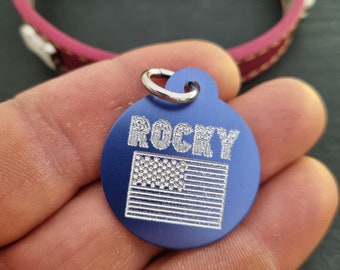 Dog Name Tag, Custom Dog Tag, Dog Collar Tag, Personalized Cat Tag, Custom Cat Collar Tag, Cat ID Tag, Custom Dog ID Tag, Engraved Pet Tag
