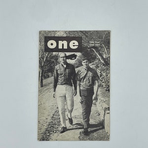 One, Inc. Magazine June 1964 Adult / Gay / Gay Art / Gay Interest / Gay History