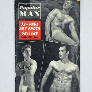 Popular Man Acme June 1957 Adult/Gay/Gay Art/Gay Interest/Gay History